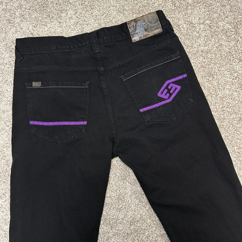 Vintage Enyce Black Denim Jeans Men Size 36 Grunge Skater‎ 90s Cotton